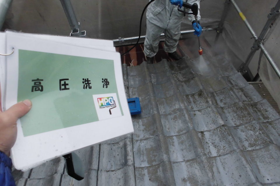 倉敷市鶴新田　Ｔ様邸　屋根塗装の画像