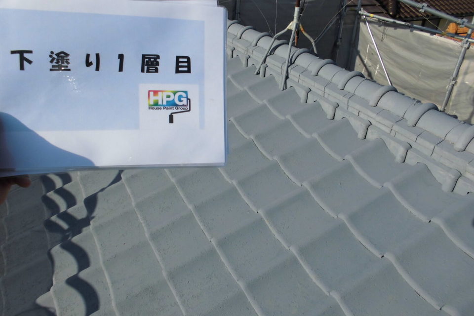 倉敷市鶴新田　Ｔ様邸　屋根塗装の画像