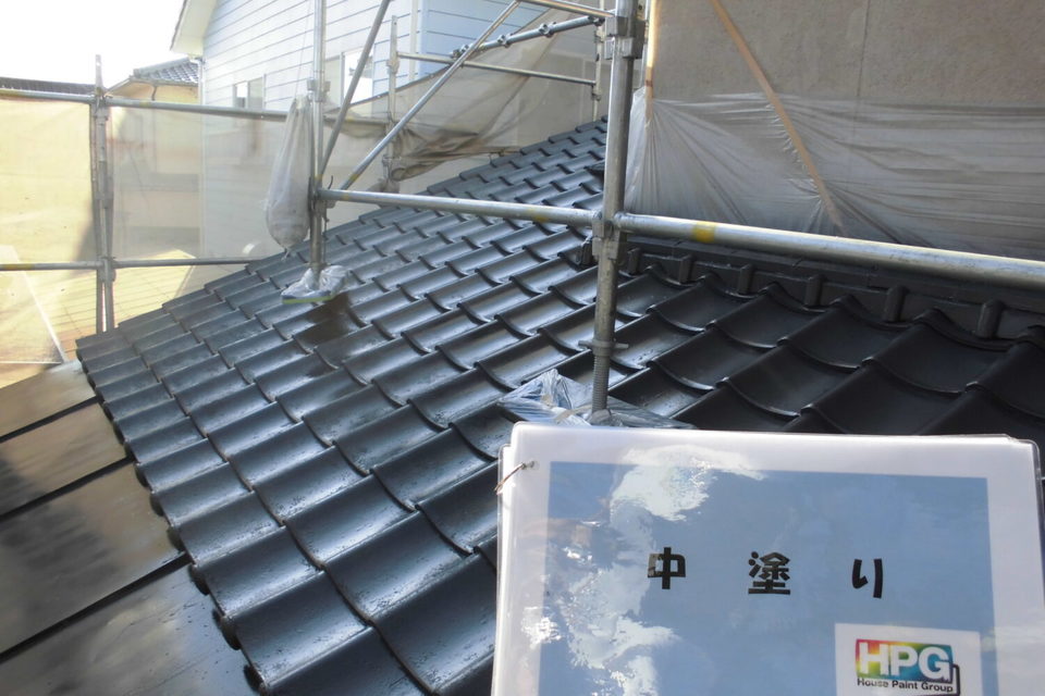 倉敷市鶴新田　Ｔ様邸　屋根塗装の画像