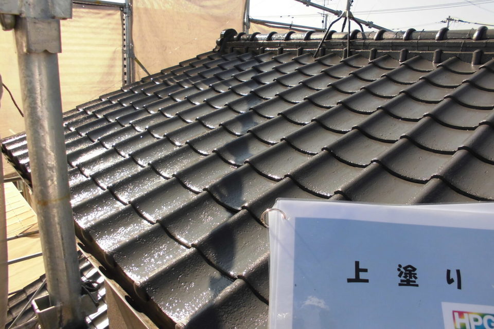 倉敷市鶴新田　Ｔ様邸　屋根塗装の画像