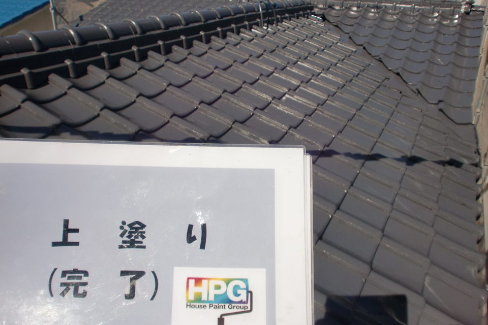 倉敷市中畝　K様邸　屋根・外壁塗装工事の画像