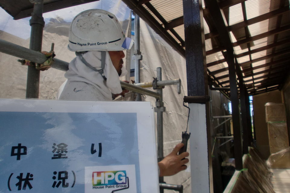 倉敷市中畝　K様邸　屋根・外壁塗装工事の画像