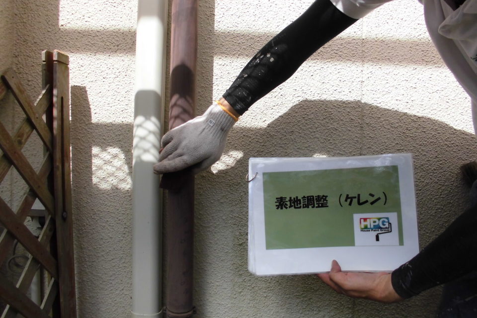 倉敷市連島町　M様邸　　外壁・外塀塗装の画像