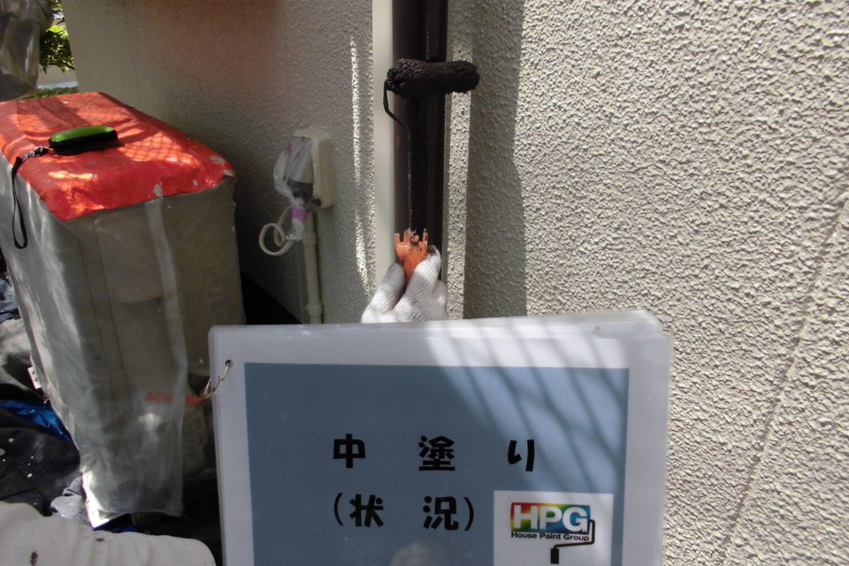 倉敷市連島町　M様邸　　外壁・外塀塗装の画像