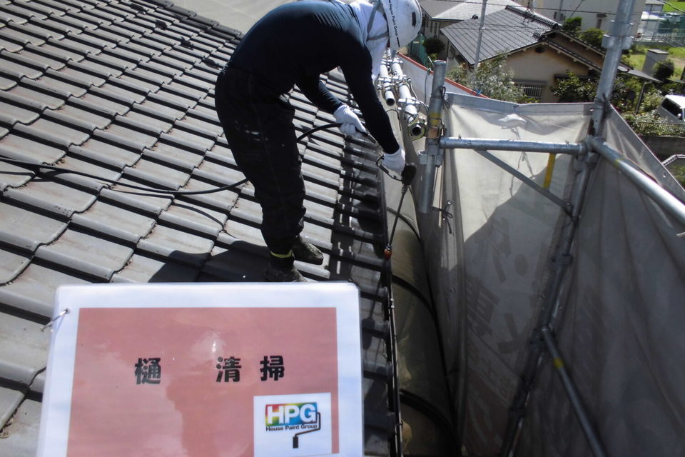 倉敷市中畝　T様邸　屋根塗装・外壁塗装の画像