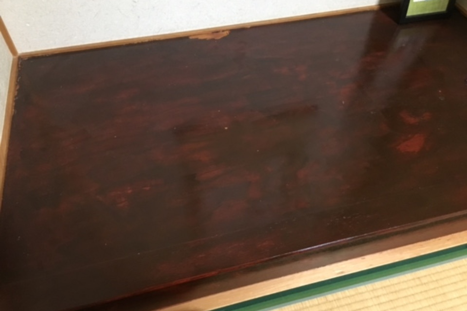 倉敷市　K様邸　床の間塗装の画像