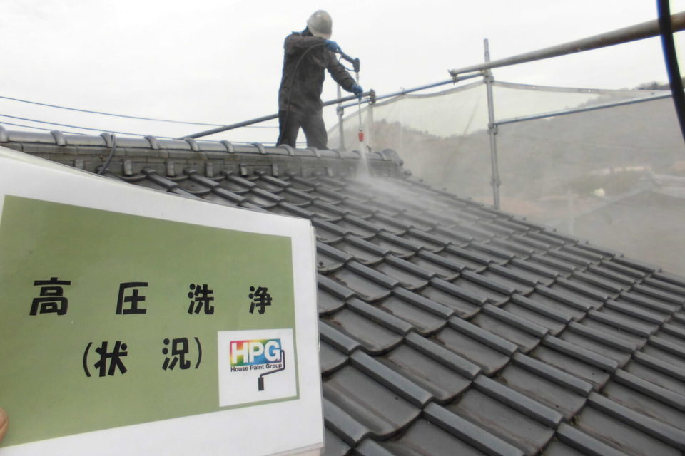 倉敷市広江　I様邸　屋根塗装・外壁塗装の画像