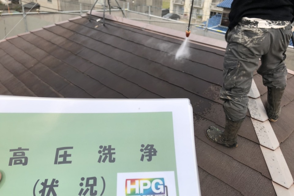 倉敷市新田　T様邸　屋根・外壁塗装の画像
