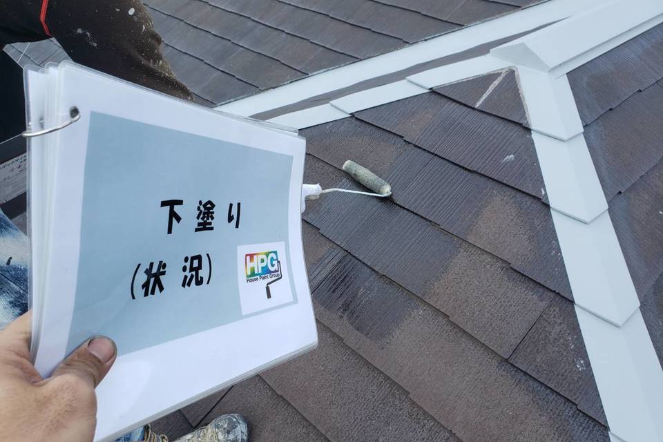 倉敷市新田　T様邸　屋根・外壁塗装の画像