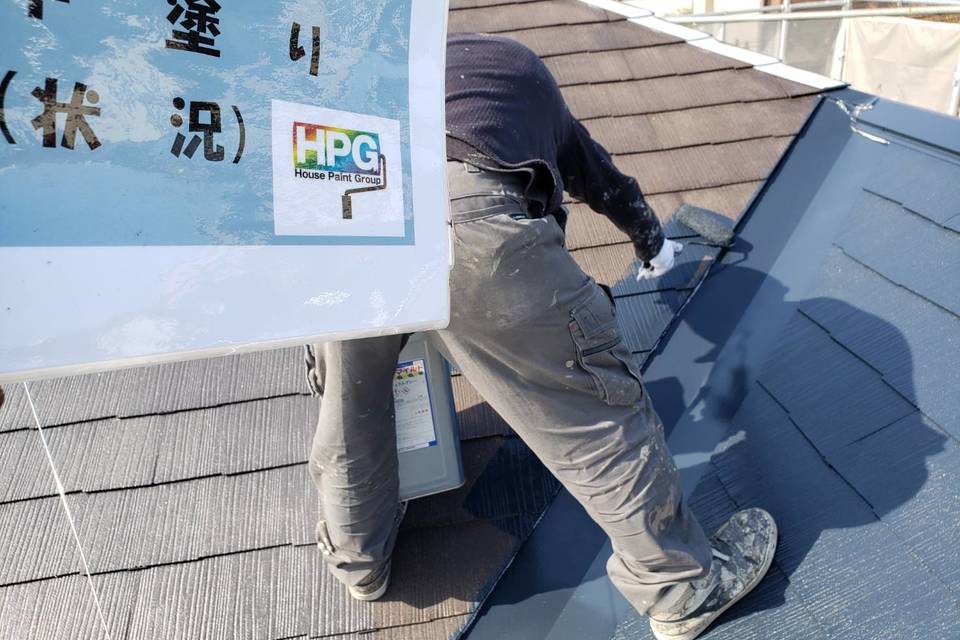 倉敷市新田　T様邸　屋根・外壁塗装の画像