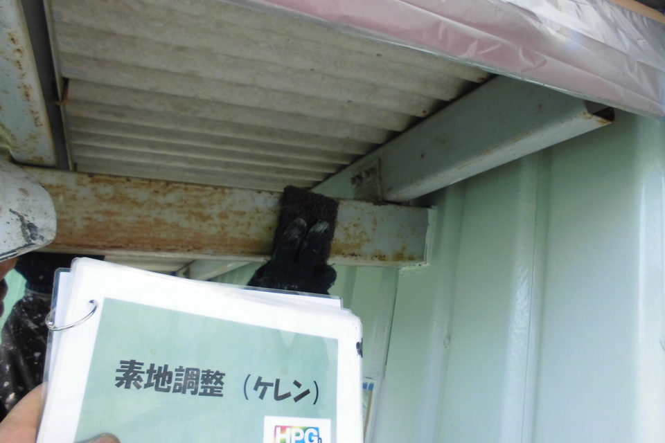 倉敷市五日市　Ｏ様　倉庫外壁塗装の画像