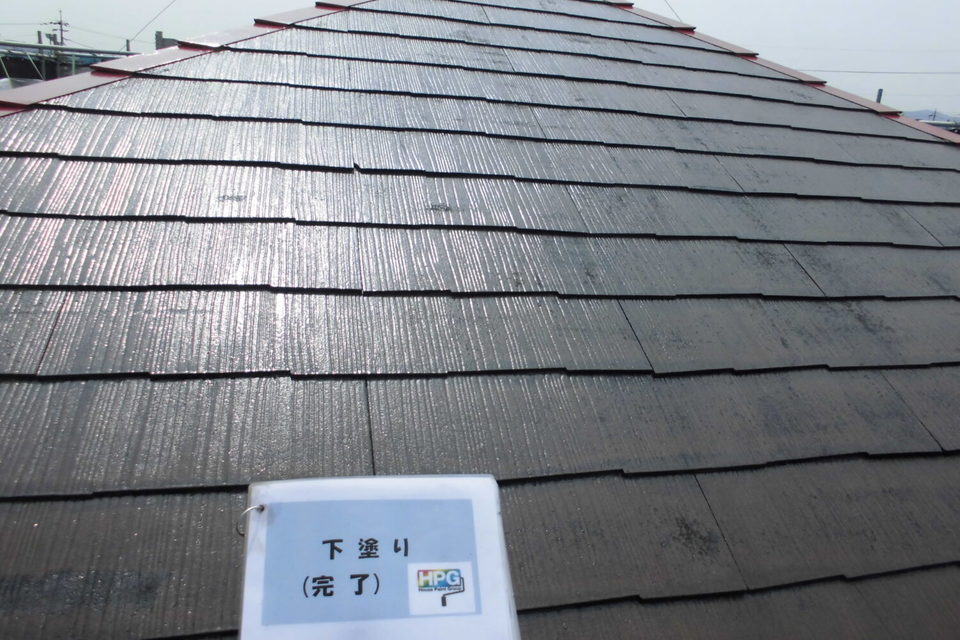 倉敷市中島　K様邸　屋根塗装の画像