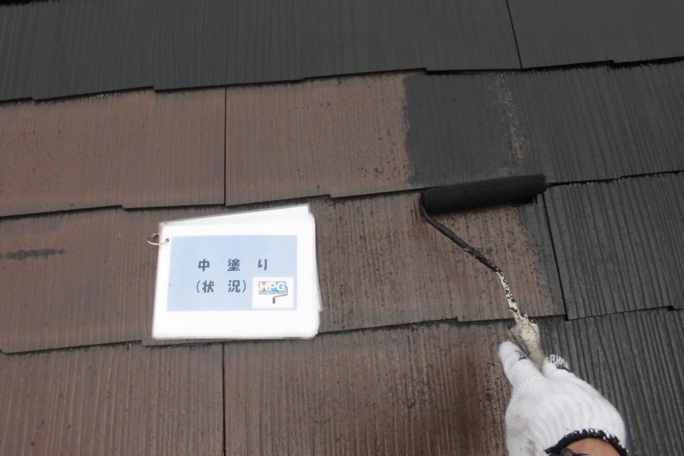 倉敷市中島　K様邸　屋根塗装の画像