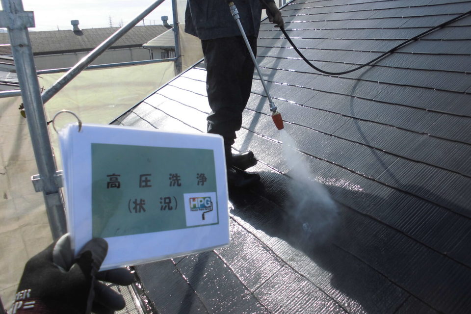 倉敷市連島町　Ｍ様邸　屋根・外壁塗装の画像