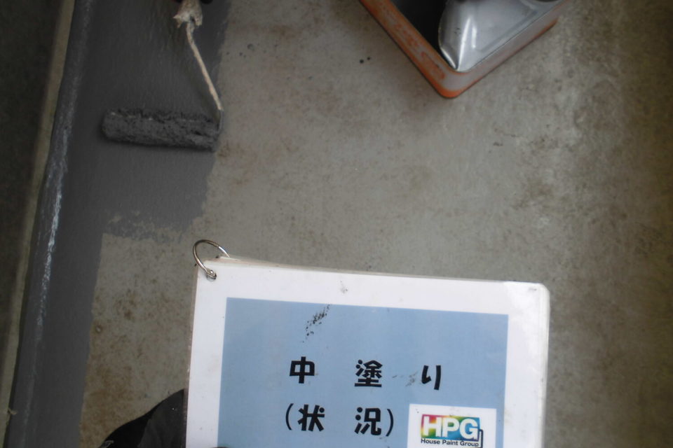 倉敷市福田町　K様邸　外壁塗装・ベランダ防水工事の画像