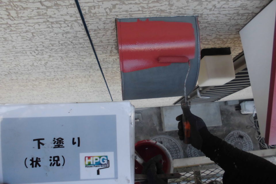 倉敷市福田町　K様邸　外壁塗装・ベランダ防水工事の画像