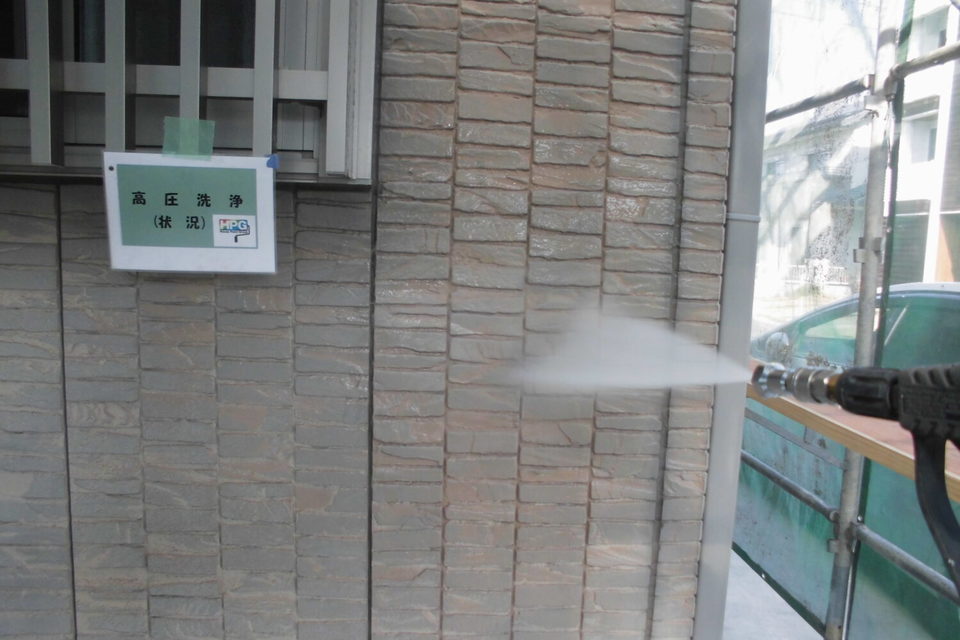 倉敷市玉島　越山様邸　外壁塗装工事の画像