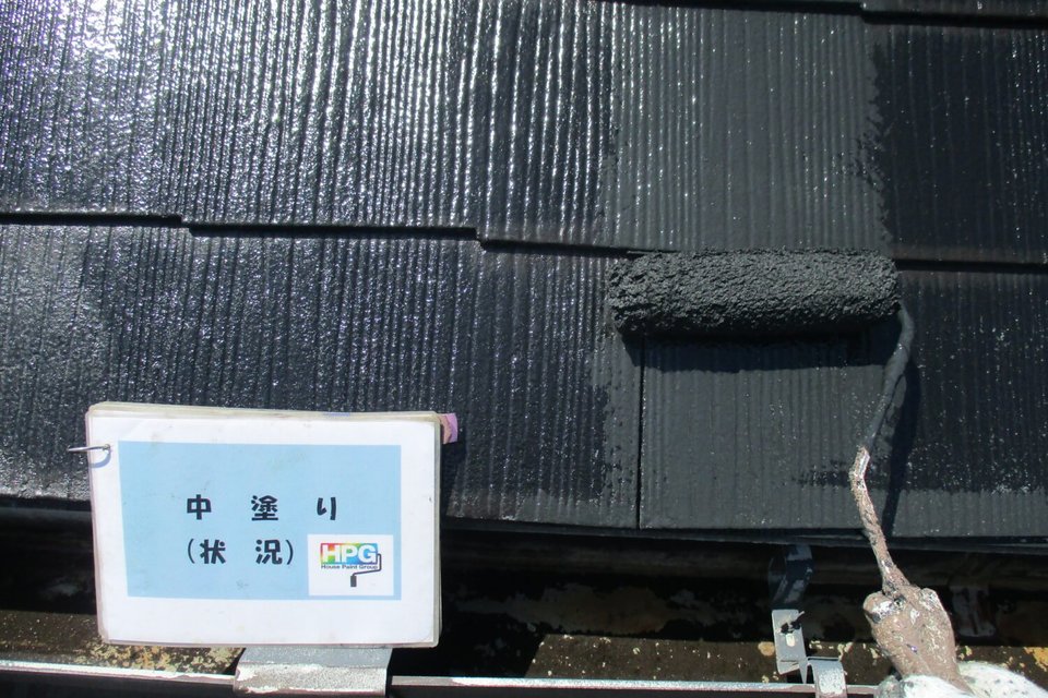 倉敷市西中新田　Ｋ様邸　屋根塗装工事の画像
