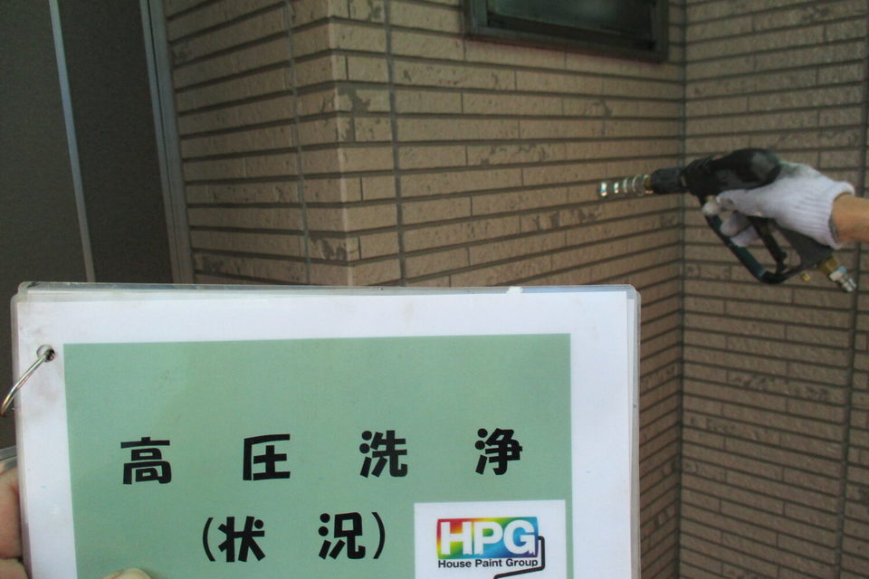 倉敷市連島　Ｋ様アパート　外壁塗装工事の画像