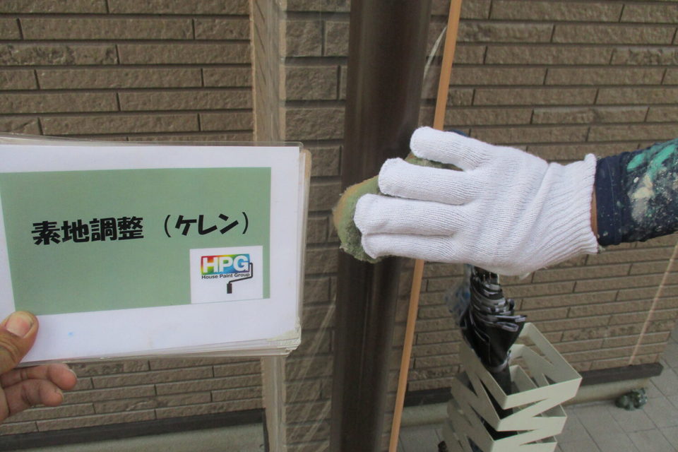 倉敷市連島　Ｋ様アパート　外壁塗装工事の画像