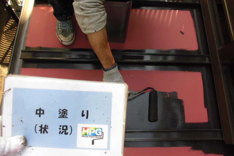 倉敷市西中新田　S様邸　屋根塗装工事の画像