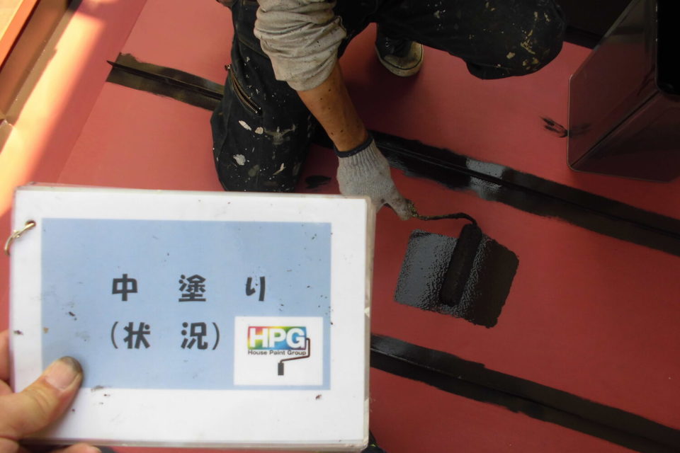 倉敷市西中新田　S様邸　屋根塗装工事の画像
