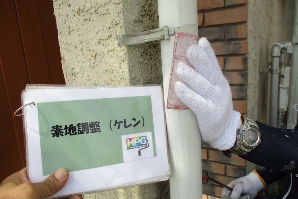 倉敷市中畝　川島様邸 外壁塗装工事の画像