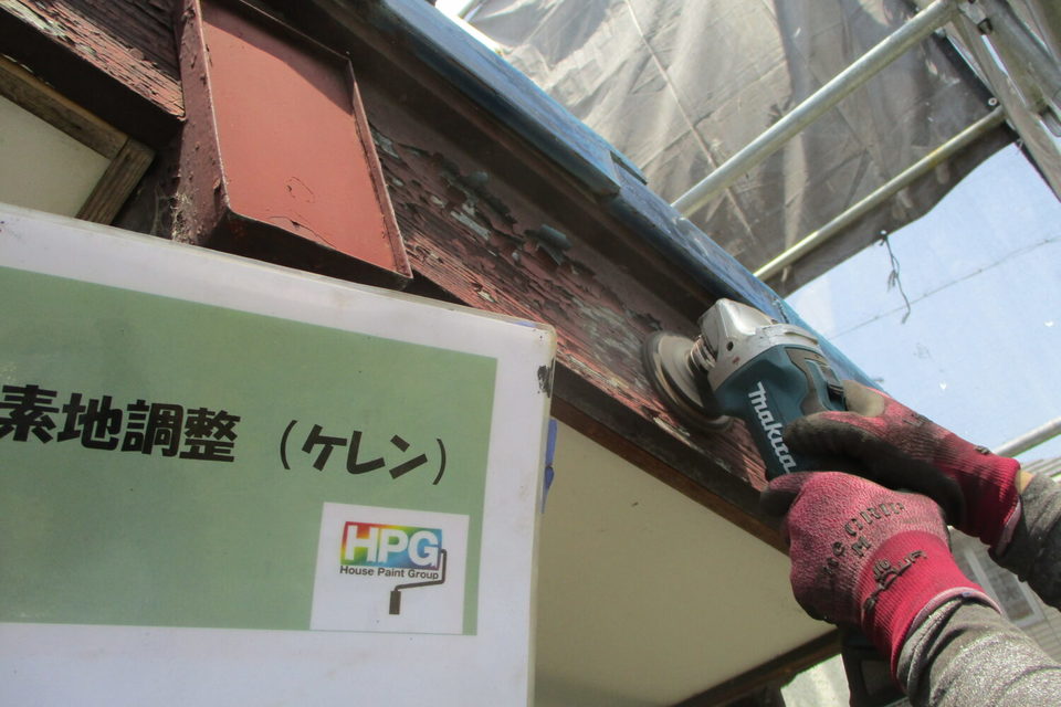 倉敷市片島町　I様邸　付帯・外塀塗装工事の画像