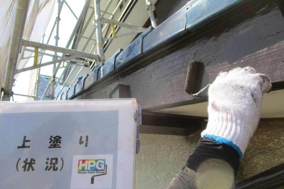 倉敷市片島町　I様邸　付帯・外塀塗装工事の画像