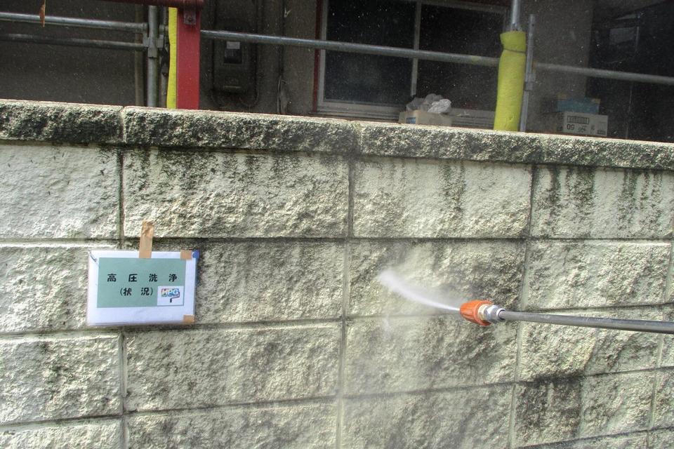 倉敷市片島町　I様邸　付帯・外塀塗装工事の画像