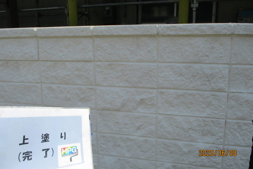 倉敷市片島町　I様邸　付帯・外塀塗装工事の画像