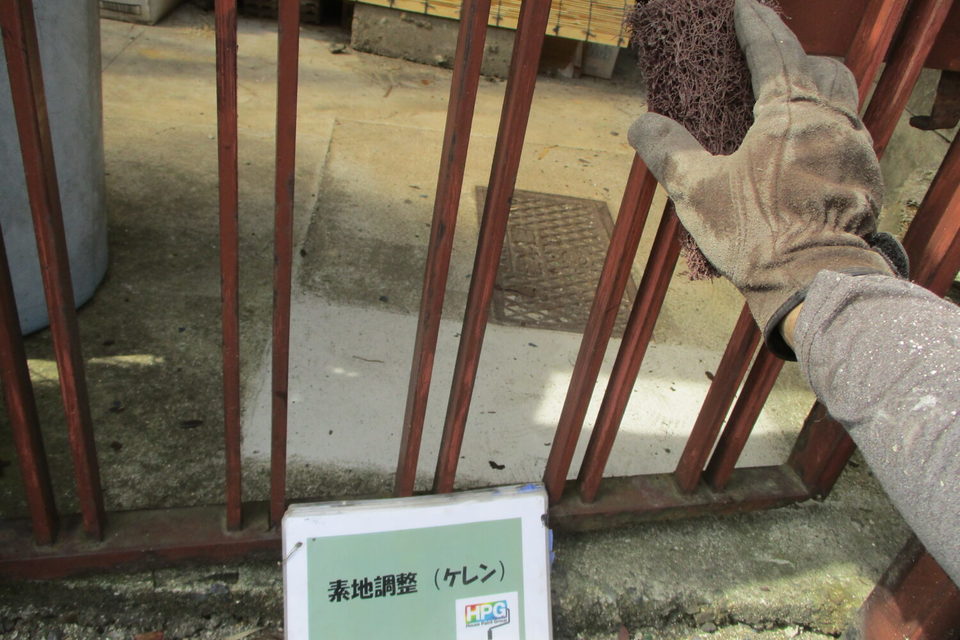 倉敷市片島町　I様邸　付帯・外塀塗装工事の画像