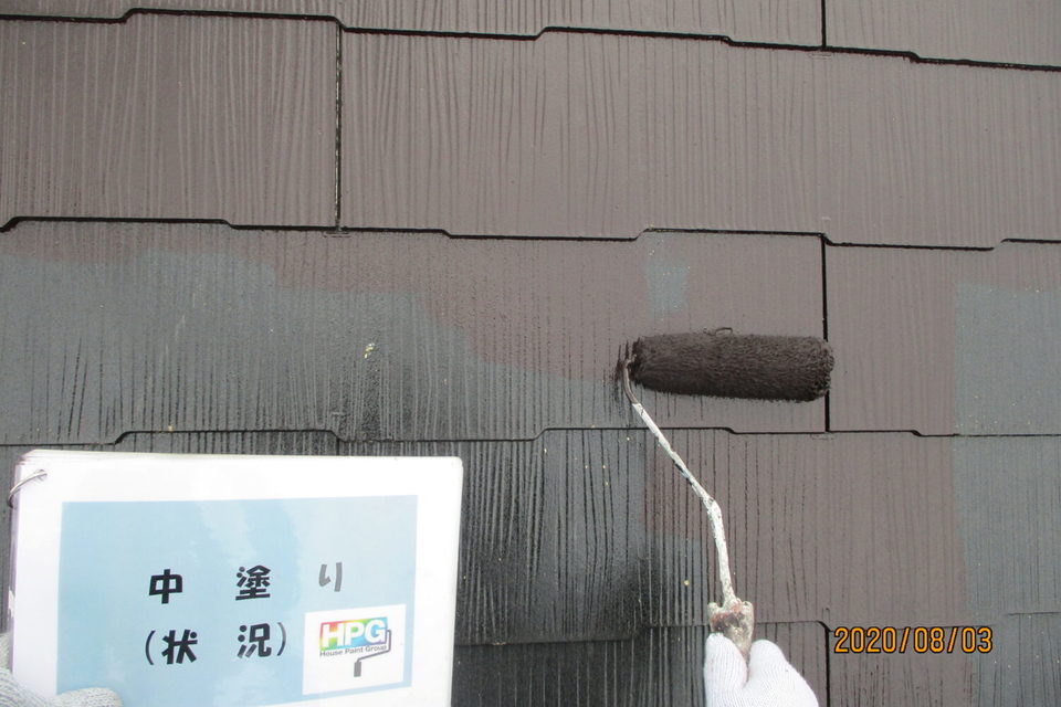 総社市西坂台　中澤様邸　屋根・外壁塗装工事の画像