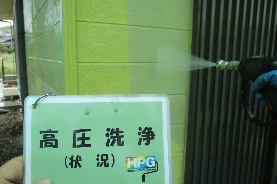 倉敷市児島　F様邸　外壁塗装工事の画像