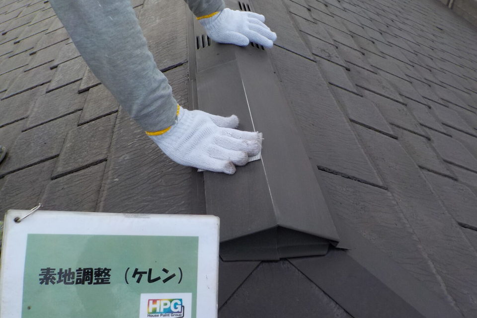 倉敷市亀島　N様邸　屋根塗装工事の画像