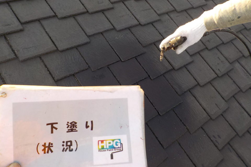 倉敷市亀島　N様邸　屋根塗装工事の画像