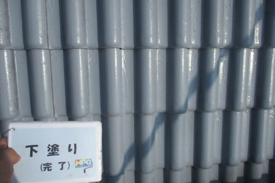 倉敷市東富井　Ｈ様邸　屋根塗装工事の画像