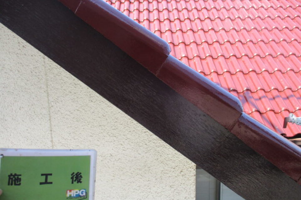 倉敷市東富井　Ｈ様邸　屋根塗装工事の画像