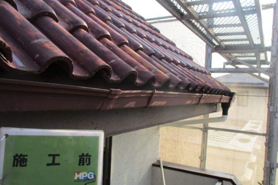 倉敷市東富井　Ｈ様邸　屋根塗装工事の画像