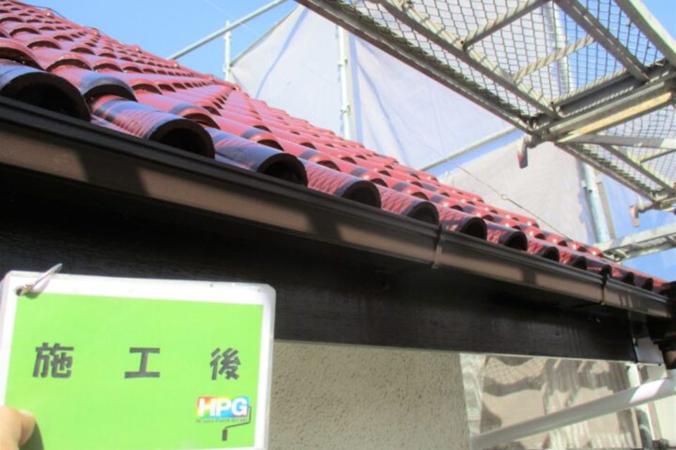 倉敷市東富井　Ｈ様邸　屋根塗装工事の画像