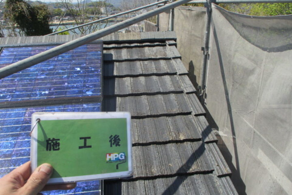 倉敷市玉島乙島　Ｍ様邸　屋根・外壁塗装工事の画像