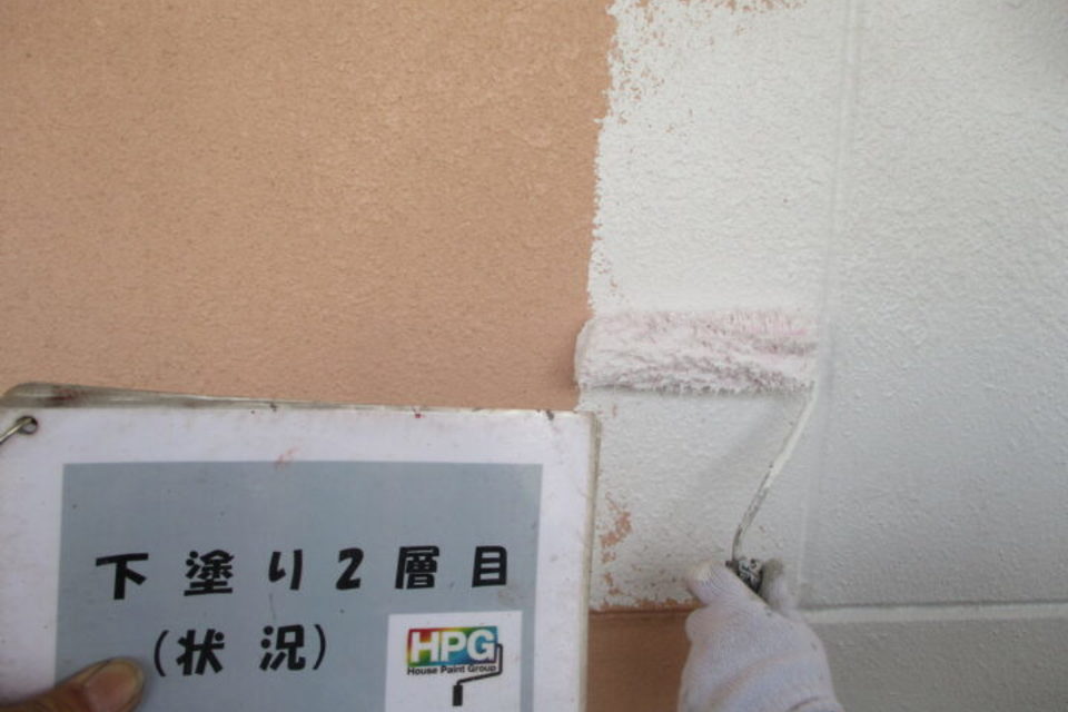 倉敷市連島町　Ｋ様アパート　外壁塗装工事の画像