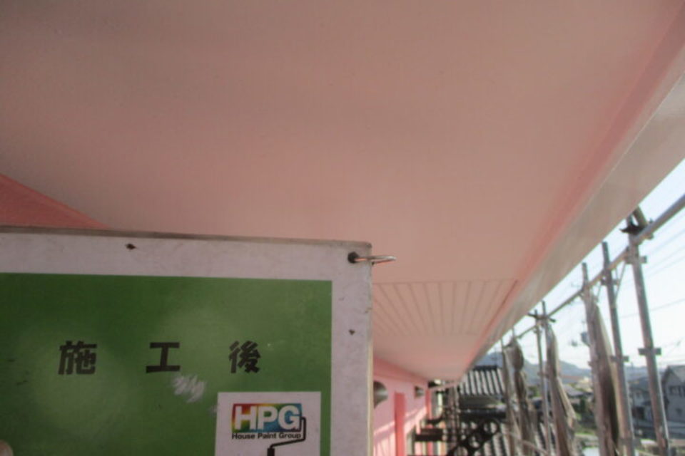 倉敷市連島町　Ｋ様アパート　外壁塗装工事の画像