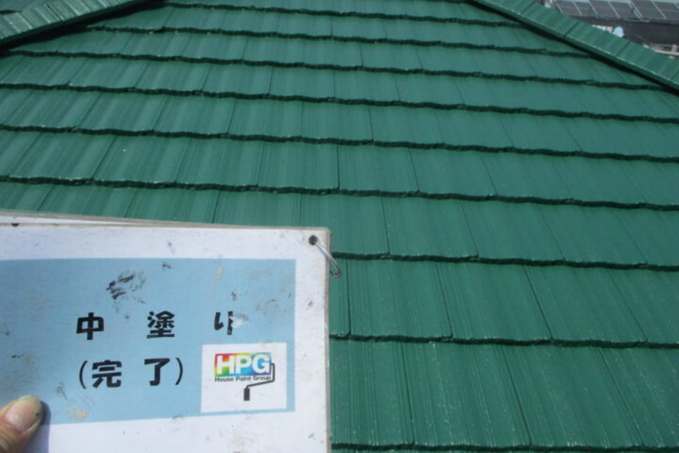 倉敷市茶屋町　Ｆ様邸　屋根・外壁塗装工事の画像