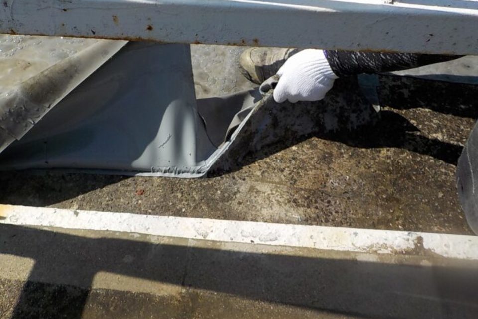 倉敷市上東　Ｈ様邸　バルコニー防水工事の画像