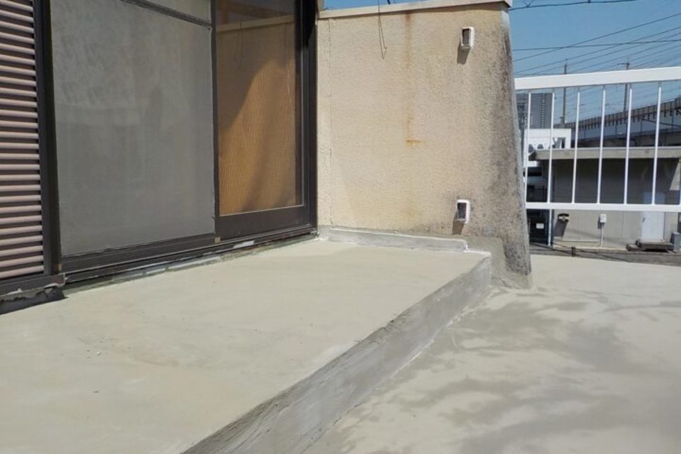 倉敷市上東　Ｈ様邸　バルコニー防水工事の画像