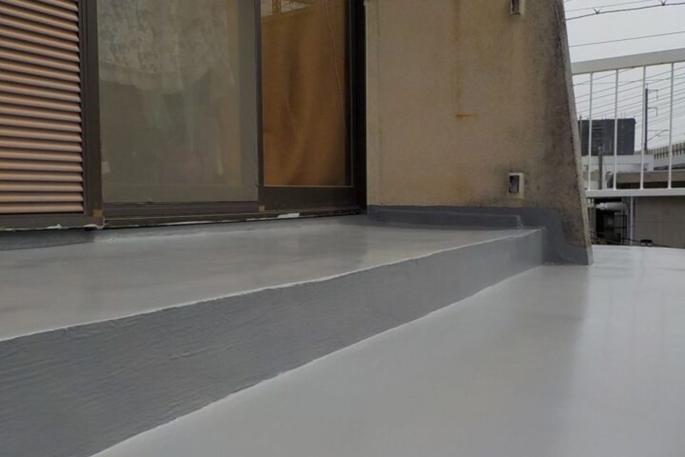 倉敷市上東　Ｈ様邸　バルコニー防水工事の画像