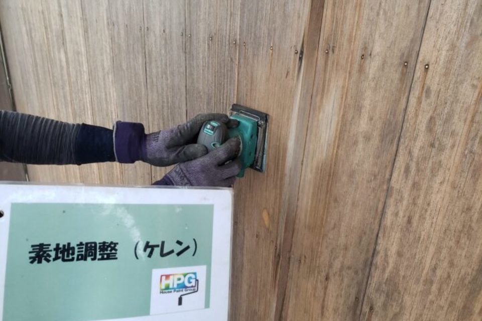 倉敷市児島　Ｏ様邸　木部塗装工事の画像