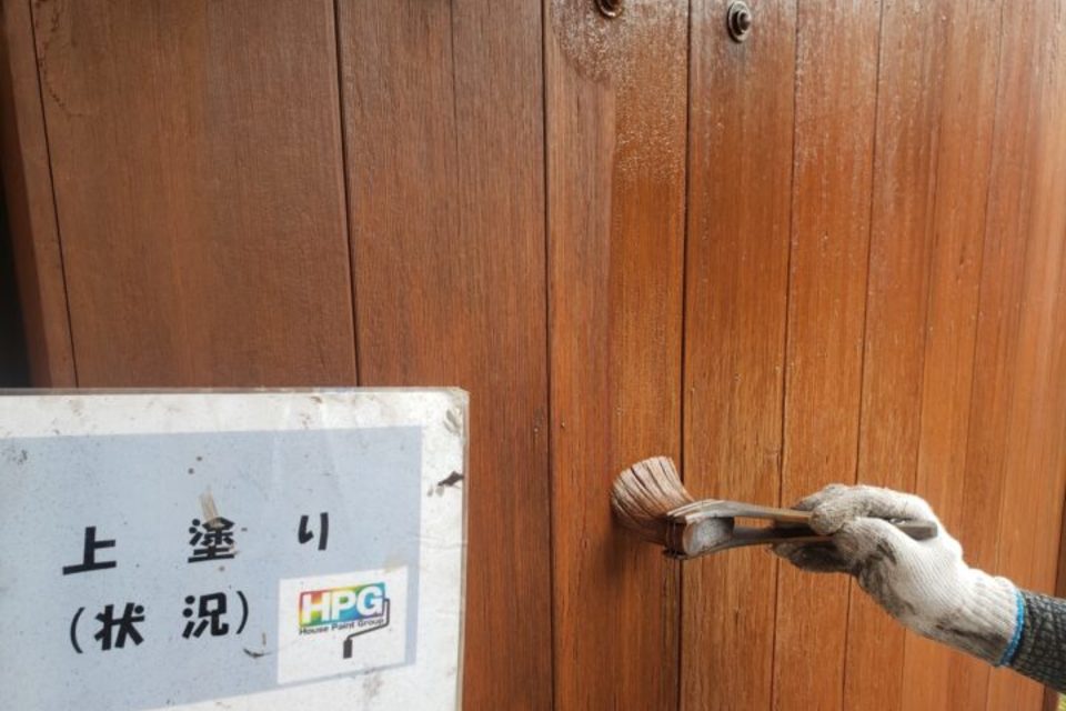 倉敷市児島　Ｏ様邸　木部塗装工事の画像