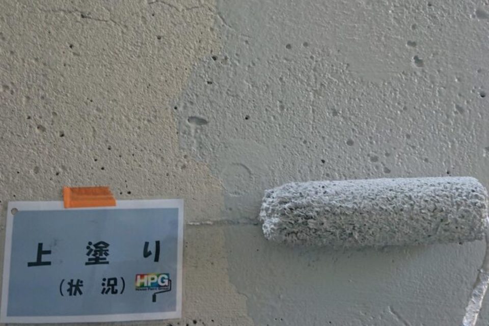 玉野市田井　Ｎ様　車庫塗装・防水の画像